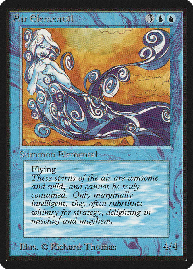 Air Elemental [Limited Edition Beta] | Card Citadel