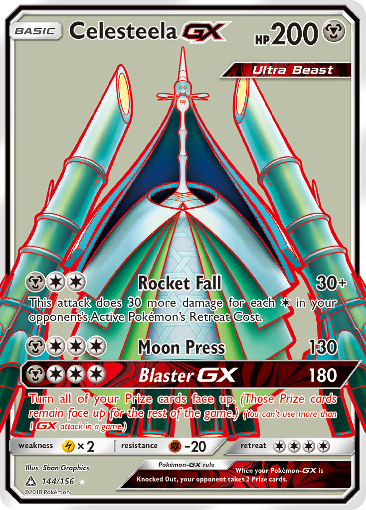 Celesteela GX (144/156) [Sun & Moon: Ultra Prism] | Card Citadel