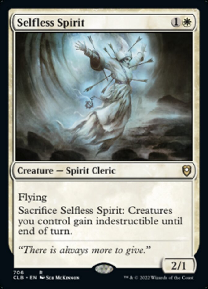 Selfless Spirit [Commander Legends: Battle for Baldur's Gate] | Card Citadel