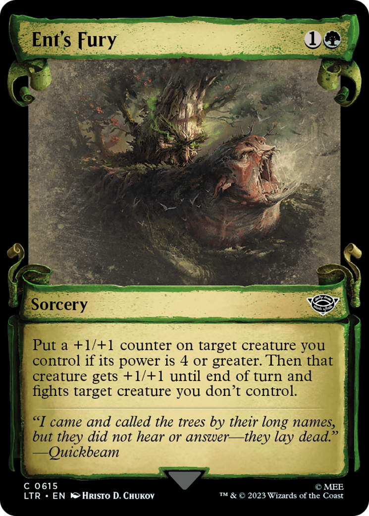 Ent's Fury [The Lord of the Rings: Tales of Middle-Earth Showcase Scrolls] | Card Citadel