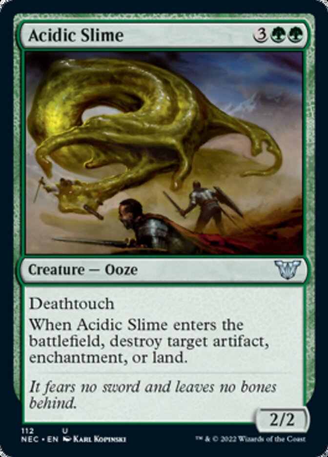 Acidic Slime [Kamigawa: Neon Dynasty Commander] | Card Citadel