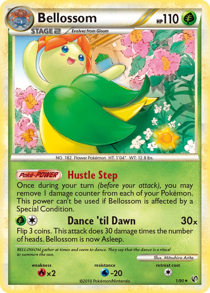 Bellossom (1/90) (Theme Deck Exclusive) [HeartGold & SoulSilver: Undaunted] | Card Citadel