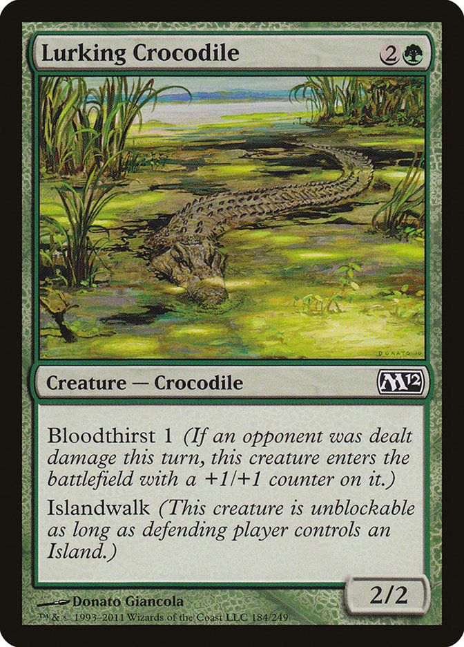 Lurking Crocodile [Magic 2012] | Card Citadel