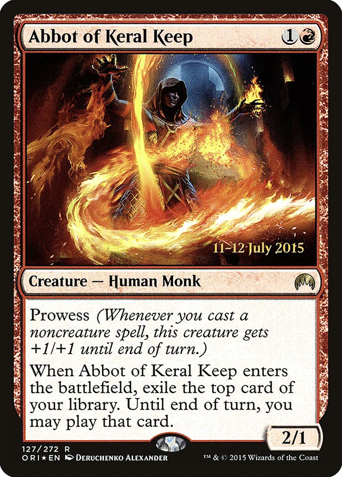 Abbot of Keral Keep [Magic Origins Promos] | Card Citadel