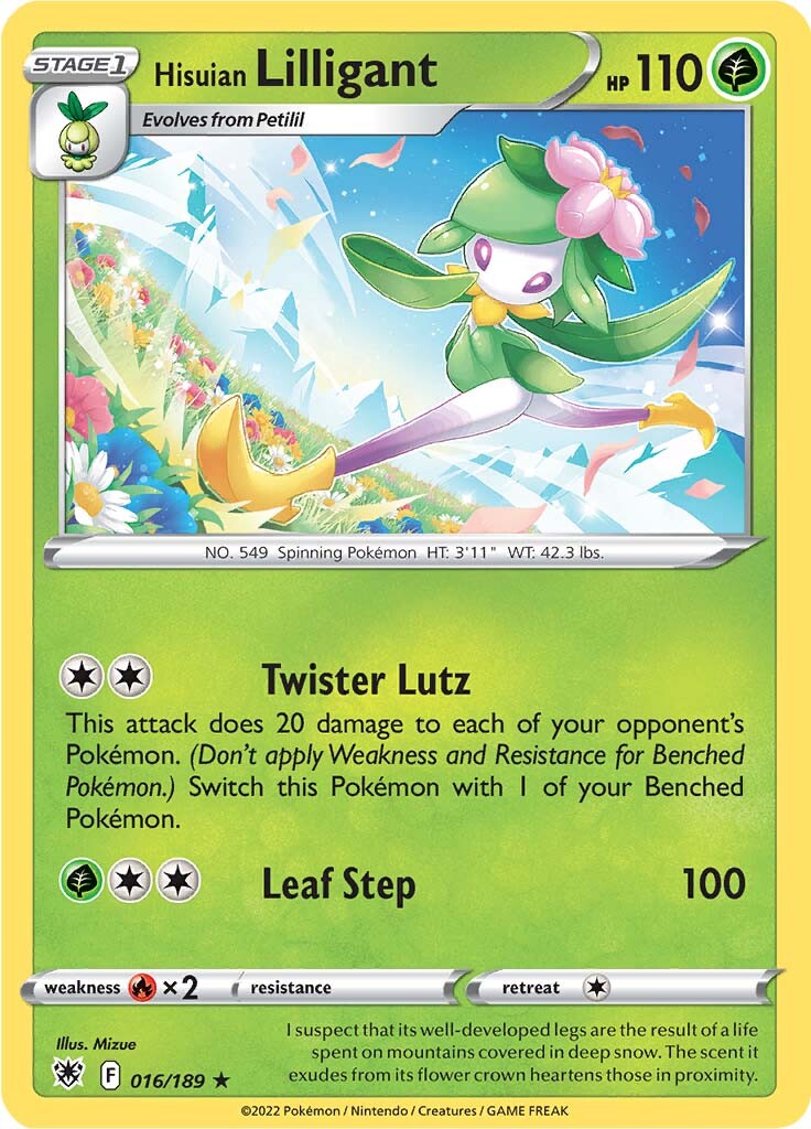 Hisuian Lilligant (016/189) [Sword & Shield: Astral Radiance] | Card Citadel