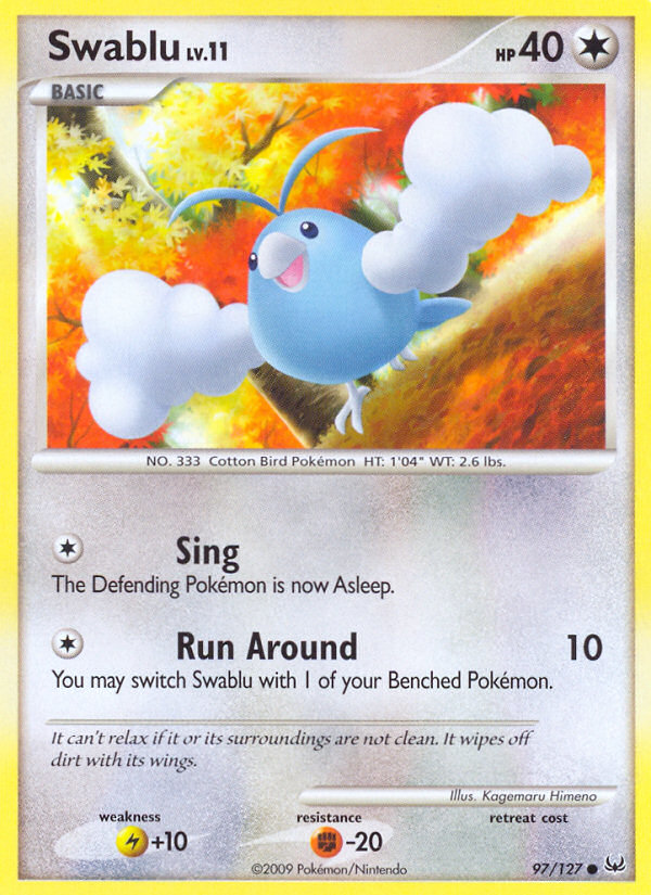 Swablu (97/127) [Platinum: Base Set] | Card Citadel