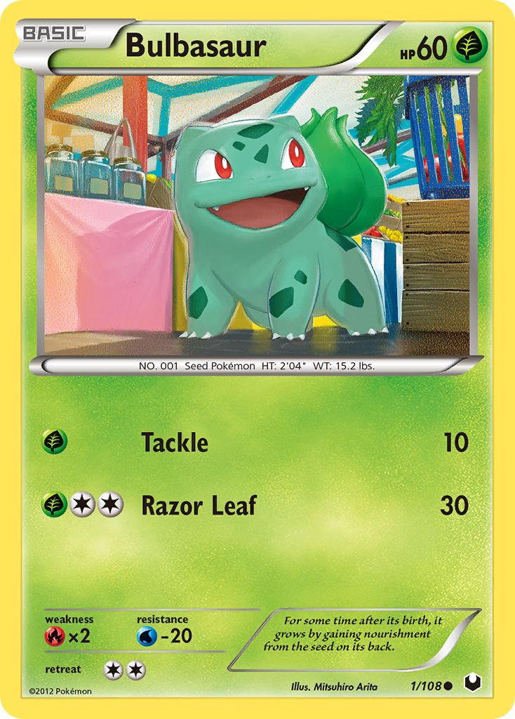 Bulbasaur (1/108) [Black & White: Dark Explorers] | Card Citadel