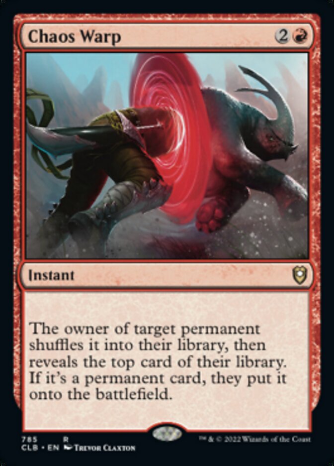 Chaos Warp [Commander Legends: Battle for Baldur's Gate] | Card Citadel