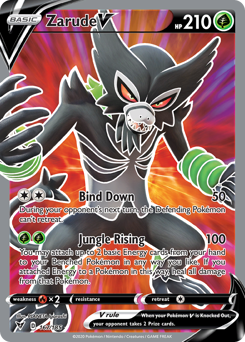 Zarude V (167/185) [Sword & Shield: Vivid Voltage] | Card Citadel