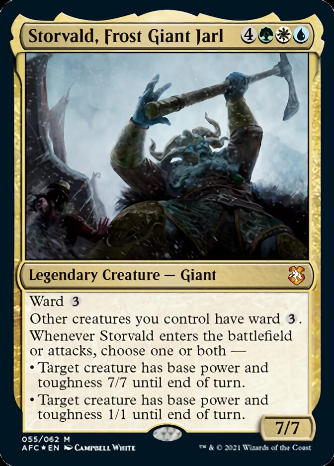 Storvald, Frost Giant Jarl [Dungeons & Dragons: Adventures in the Forgotten Realms Commander] | Card Citadel