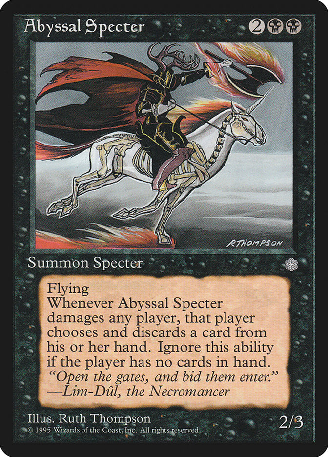 Abyssal Specter [Ice Age] | Card Citadel