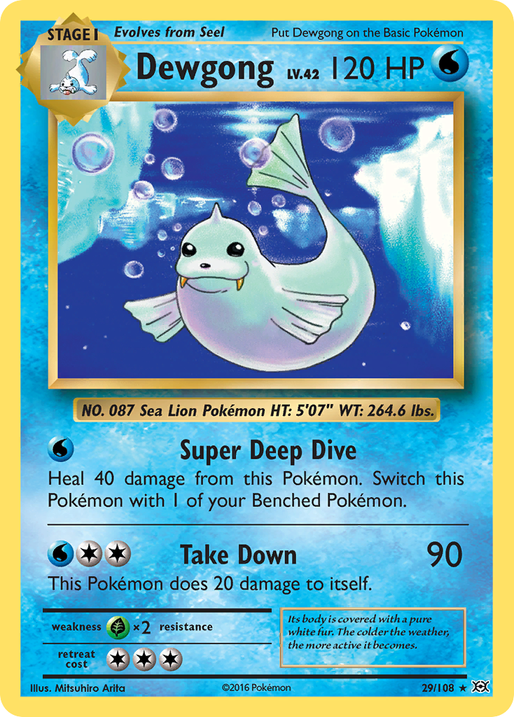 Dewgong (29/108) [XY: Evolutions] | Card Citadel