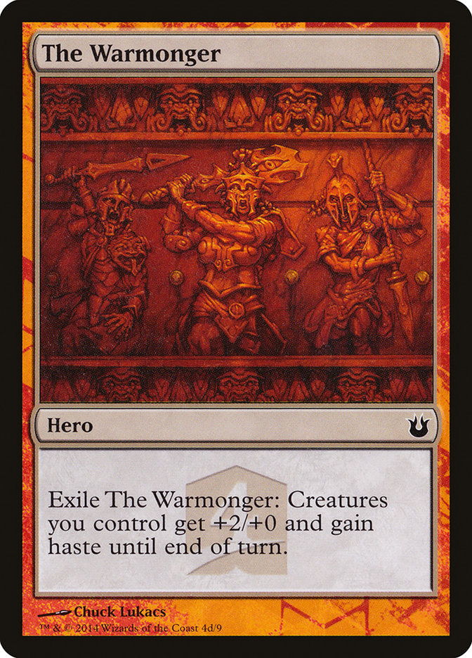 The Warmonger [Born of the Gods Hero's Path] | Card Citadel