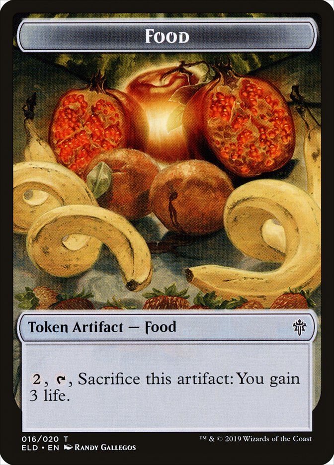 Food (016/020) [Throne of Eldraine Tokens] | Card Citadel