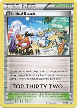 Tropical Beach (BW28) (Top 32) [Black & White: Black Star Promos] | Card Citadel