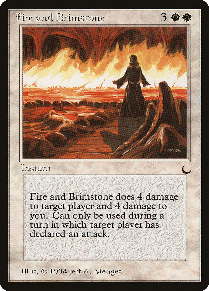 Fire and Brimstone [The Dark] | Card Citadel