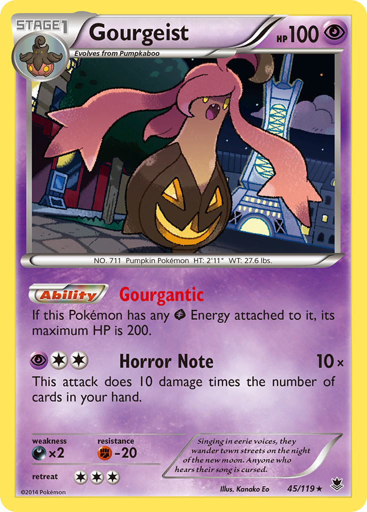 Gourgeist (45/119) [XY: Phantom Forces] | Card Citadel