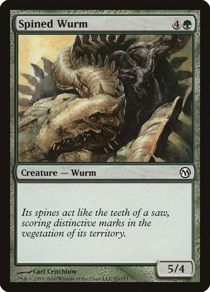 Spined Wurm [Duels of the Planeswalkers] | Card Citadel