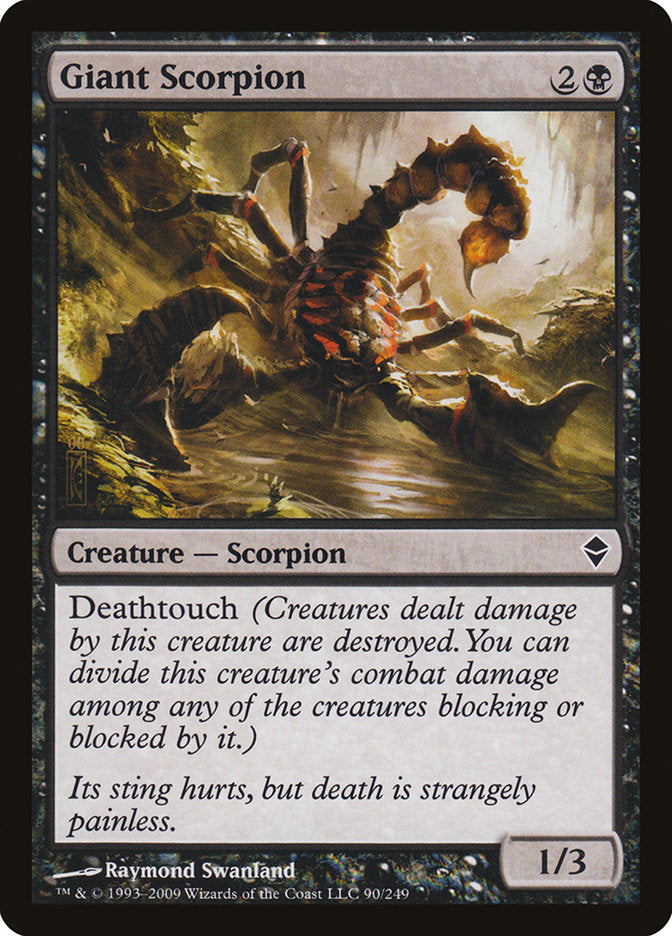 Giant Scorpion [Zendikar] | Card Citadel
