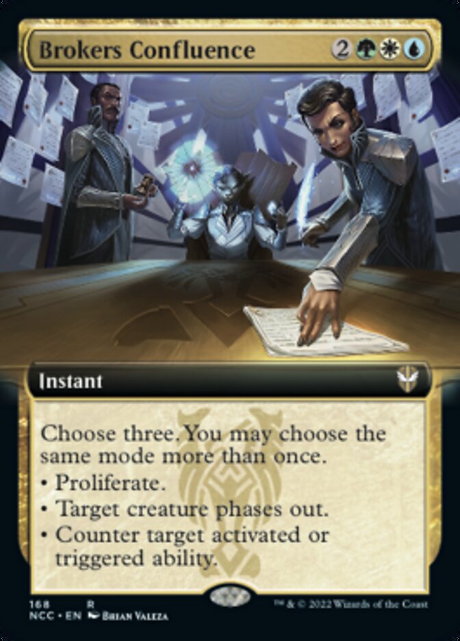 Brokers Confluence (Extended Art) [Streets of New Capenna Commander] | Card Citadel