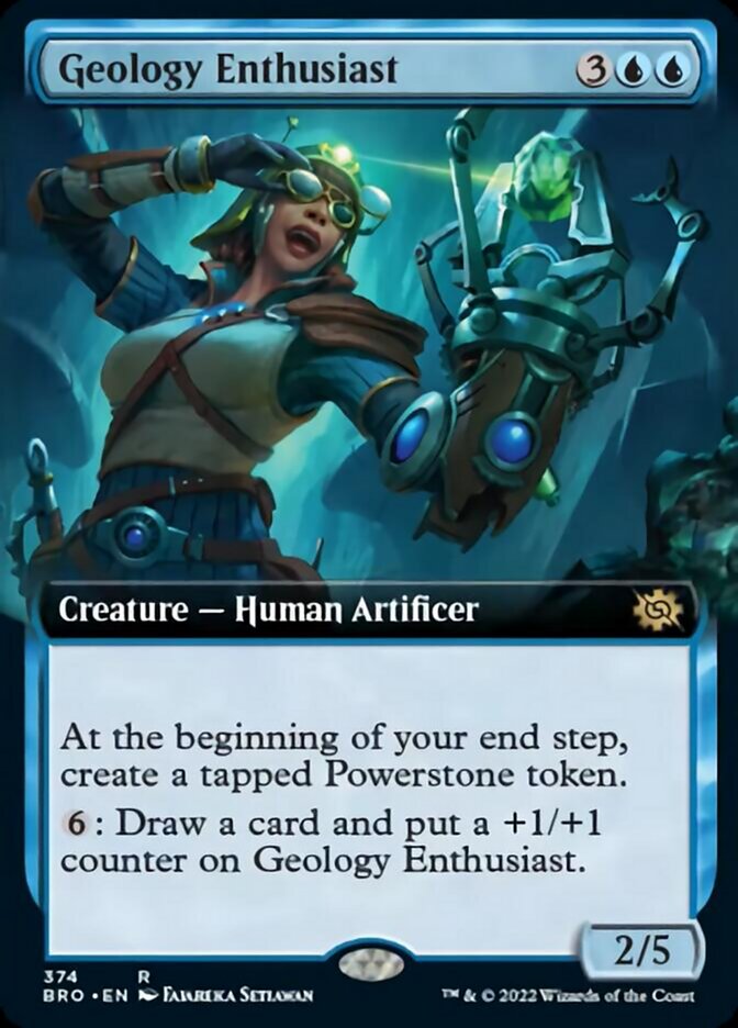 Geology Enthusiast (Extended Art) [The Brothers' War] | Card Citadel