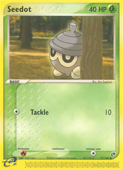 Seedot (77/100) [EX: Sandstorm] | Card Citadel