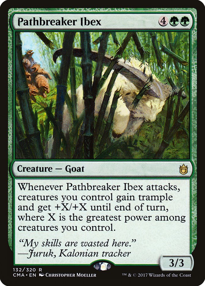 Pathbreaker Ibex [Commander Anthology] | Card Citadel