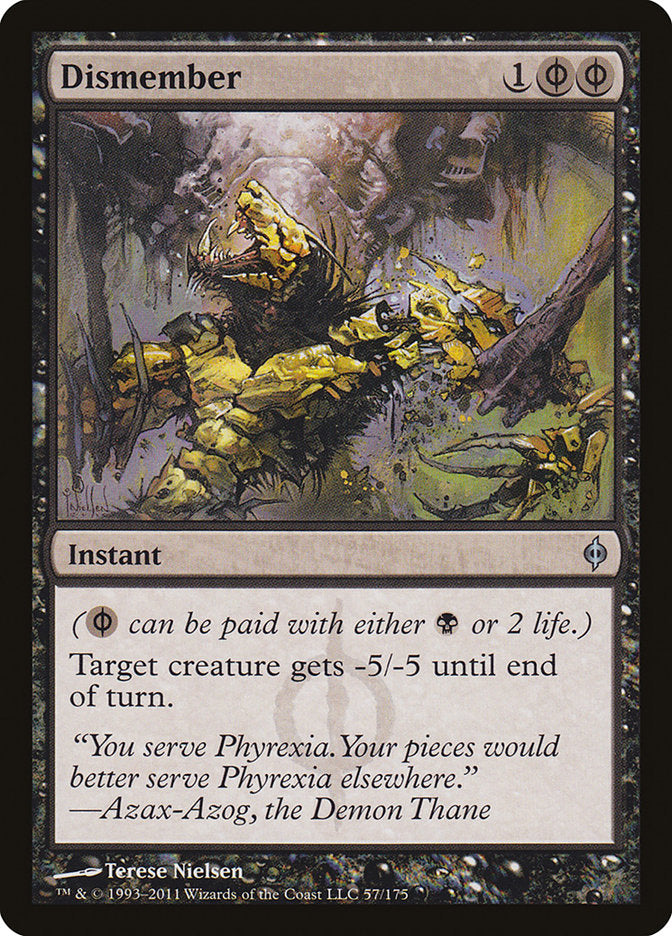 Dismember [New Phyrexia] | Card Citadel