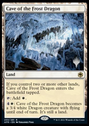 Cave of the Frost Dragon (Promo Pack) [Dungeons & Dragons: Adventures in the Forgotten Realms Promos] | Card Citadel