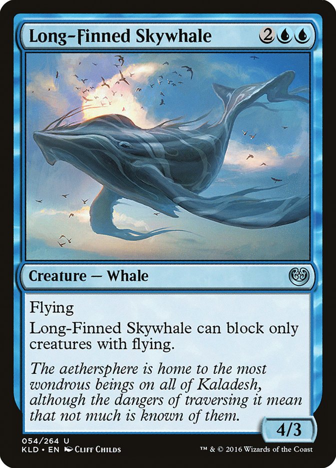 Long-Finned Skywhale [Kaladesh] | Card Citadel