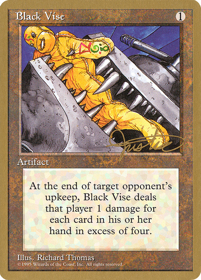 Black Vise (Mark Justice) [Pro Tour Collector Set] | Card Citadel