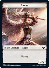 Angel // Elemental (010) Double-sided Token [Commander 2020 Tokens] | Card Citadel