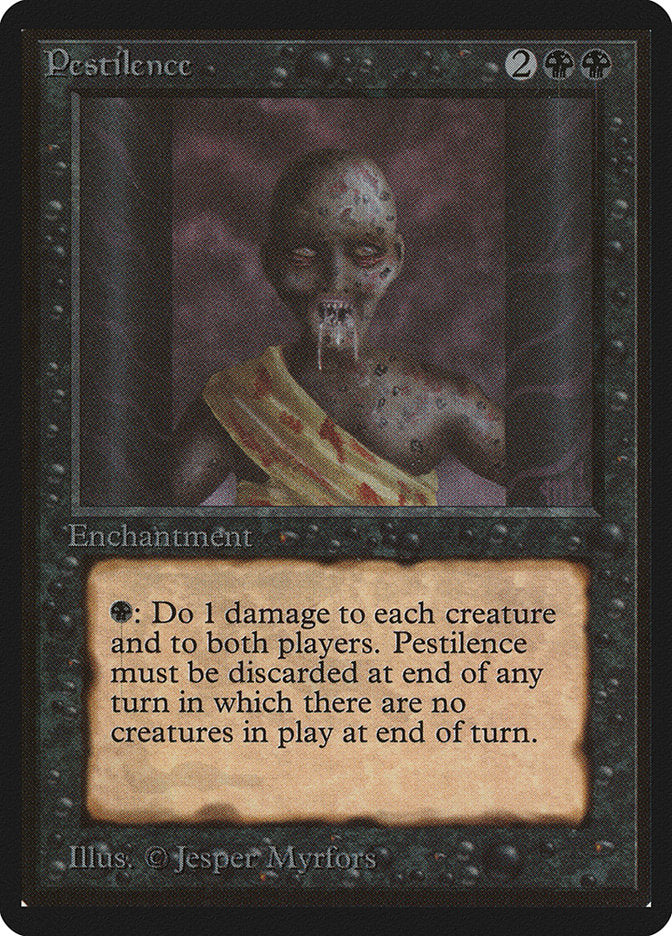 Pestilence [Limited Edition Beta] | Card Citadel