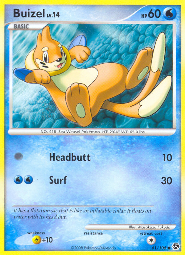 Buizel (61/106) [Diamond & Pearl: Great Encounters] | Card Citadel