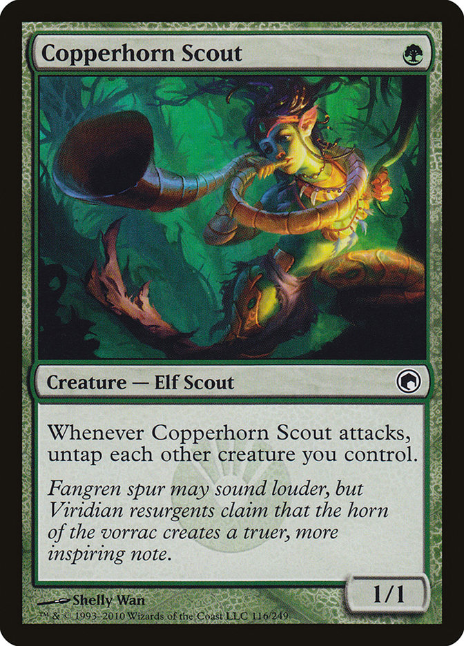 Copperhorn Scout [Scars of Mirrodin] | Card Citadel