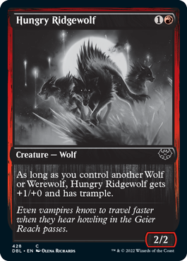 Hungry Ridgewolf [Innistrad: Double Feature] | Card Citadel