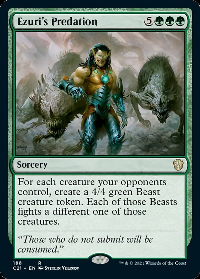 Ezuri's Predation [Commander 2021] | Card Citadel