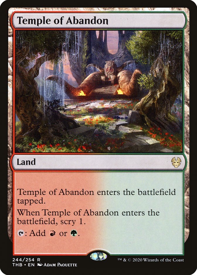 Temple of Abandon [Theros Beyond Death] | Card Citadel