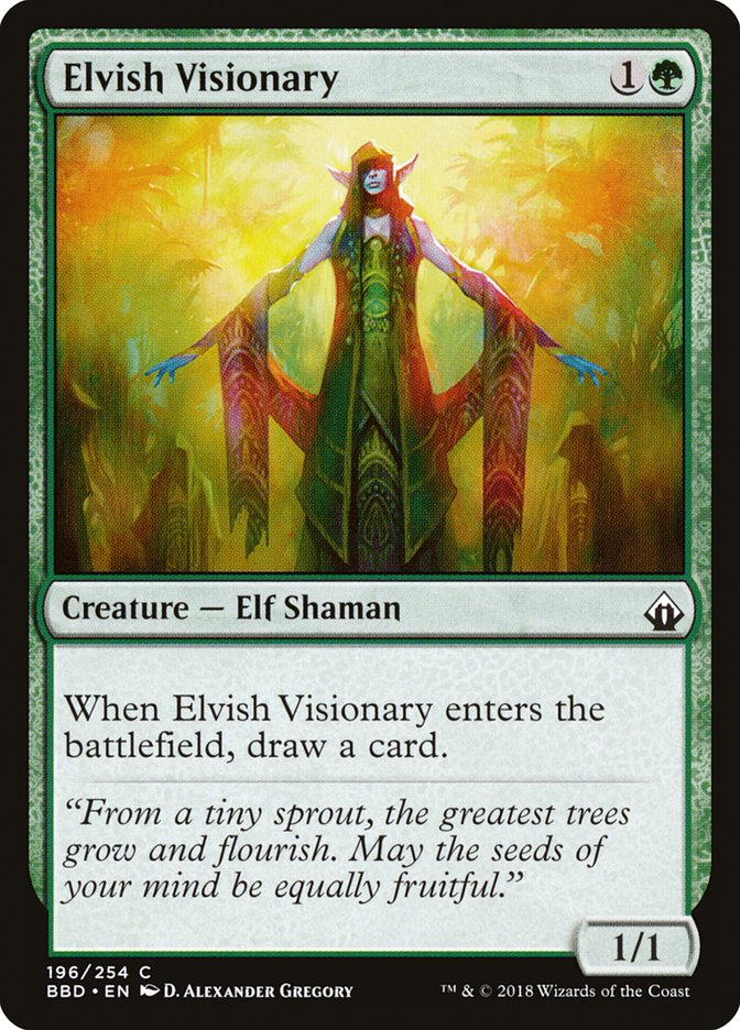 Elvish Visionary [Battlebond] | Card Citadel