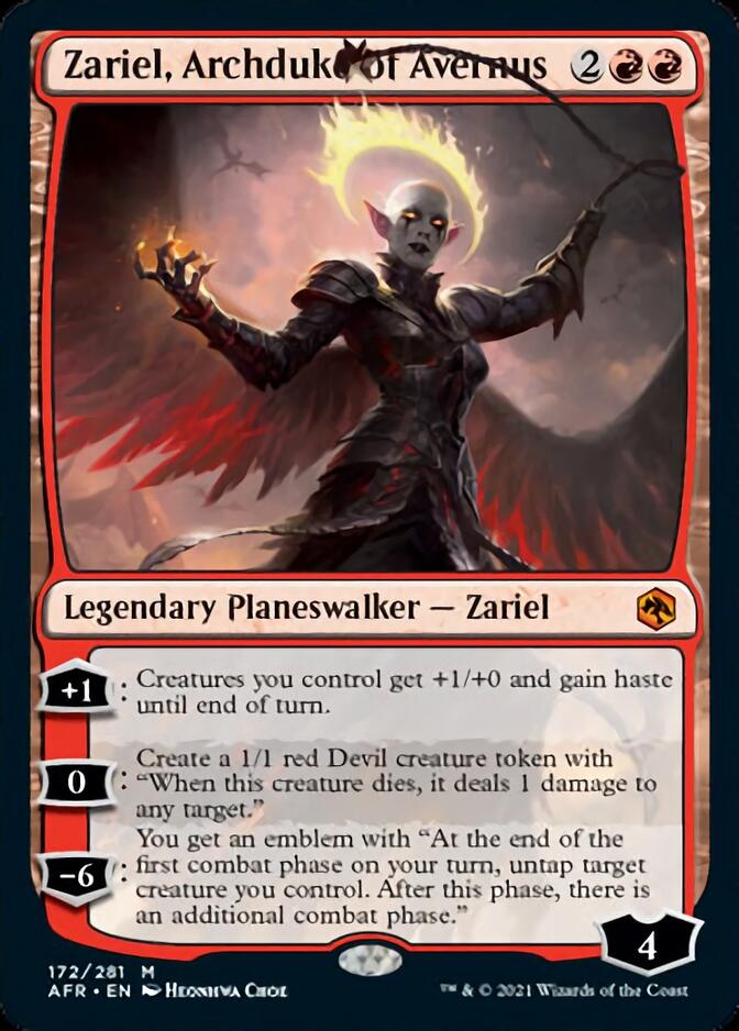 Zariel, Archduke of Avernus [Dungeons & Dragons: Adventures in the Forgotten Realms] | Card Citadel