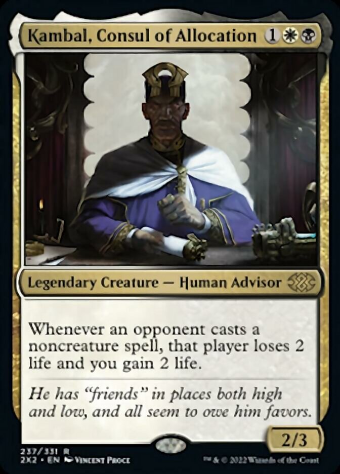 Kambal, Consul of Allocation [Double Masters 2022] | Card Citadel