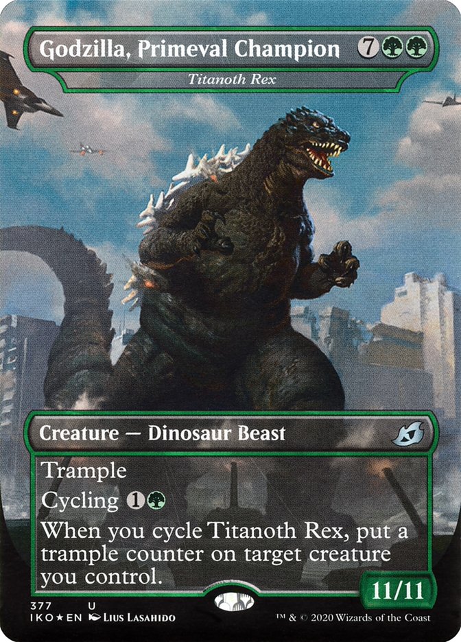 Titanoth Rex - Godzilla, Primeval Champion (Godzilla Series) [Ikoria: Lair of Behemoths] | Card Citadel