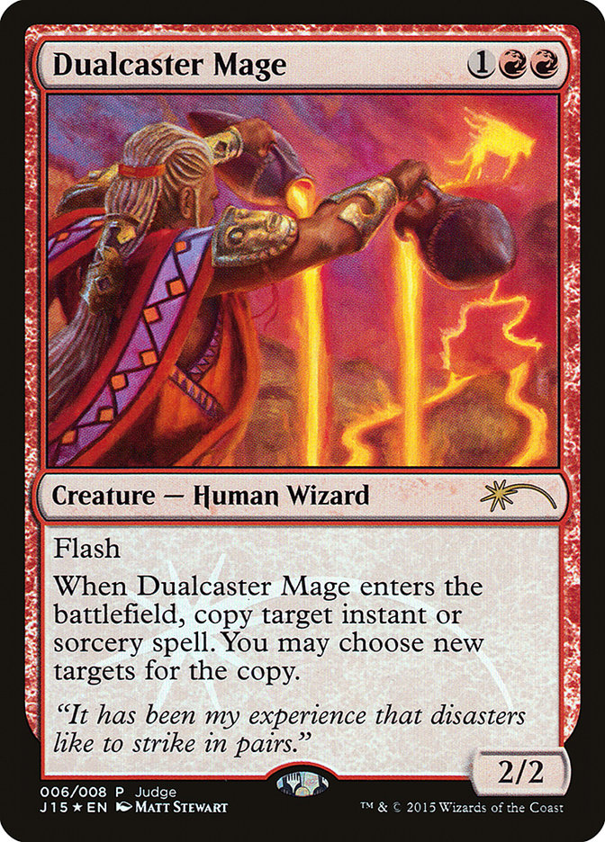 Dualcaster Mage [Judge Gift Cards 2015] | Card Citadel