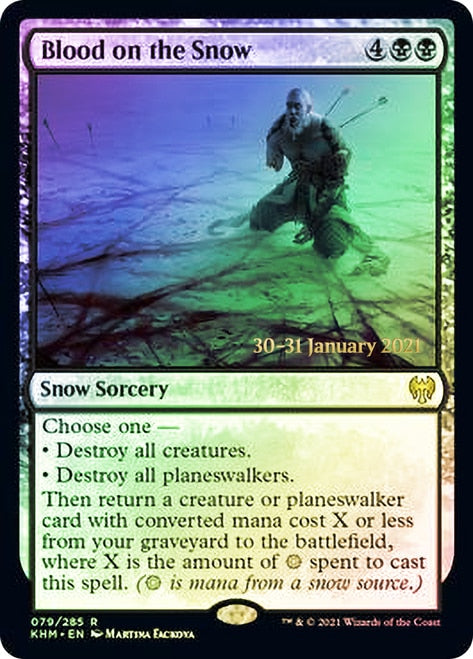 Blood on the Snow  [Kaldheim Prerelease Promos] | Card Citadel