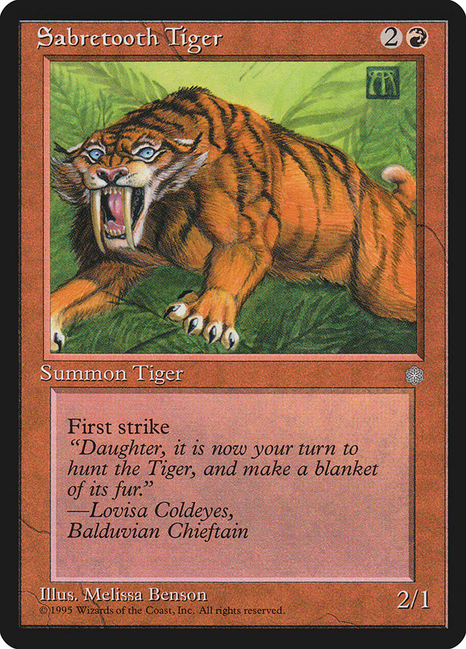 Sabretooth Tiger [Ice Age] | Card Citadel