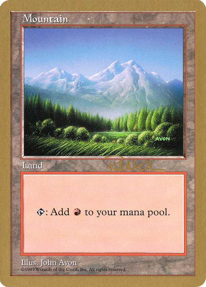 Mountain (pm443) (Paul McCabe) [World Championship Decks 1997] | Card Citadel