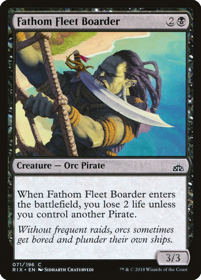 Fathom Fleet Boarder [Rivals of Ixalan] | Card Citadel