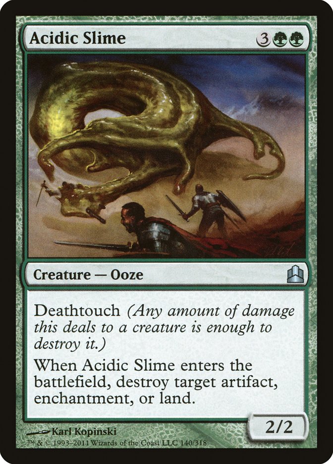 Acidic Slime [Commander 2011] | Card Citadel