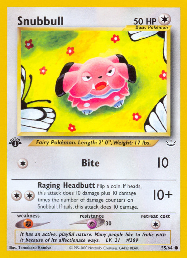 Snubbull (55/64) [Neo Revelation 1st Edition] | Card Citadel