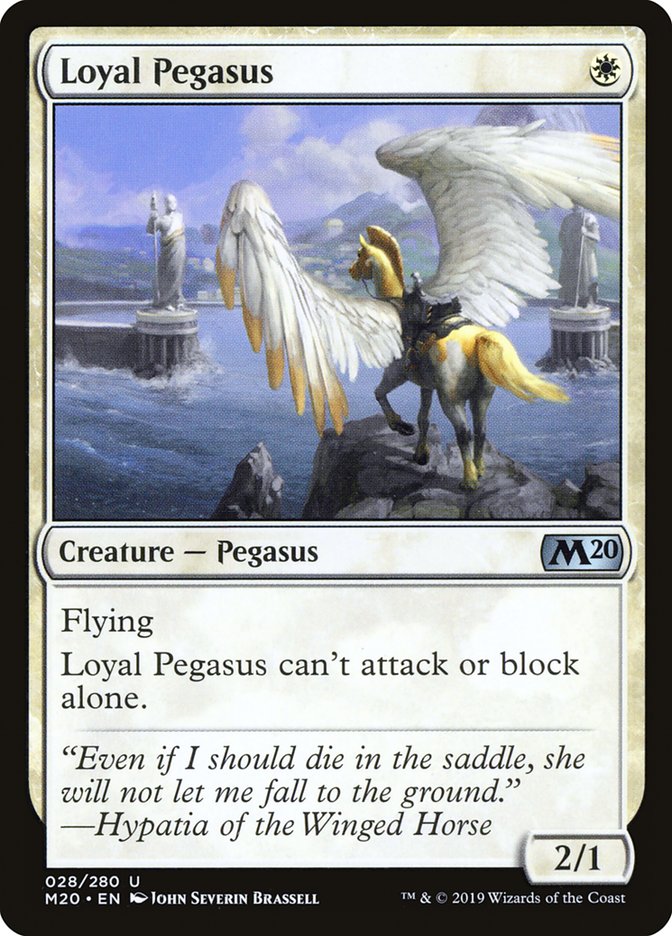 Loyal Pegasus [Core Set 2020] | Card Citadel